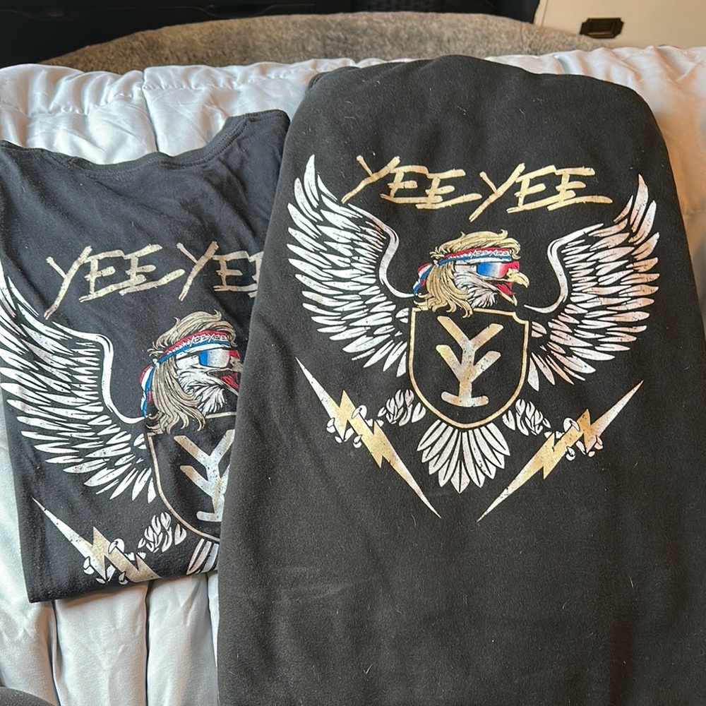 Black Sweatshirt with Eagle Design